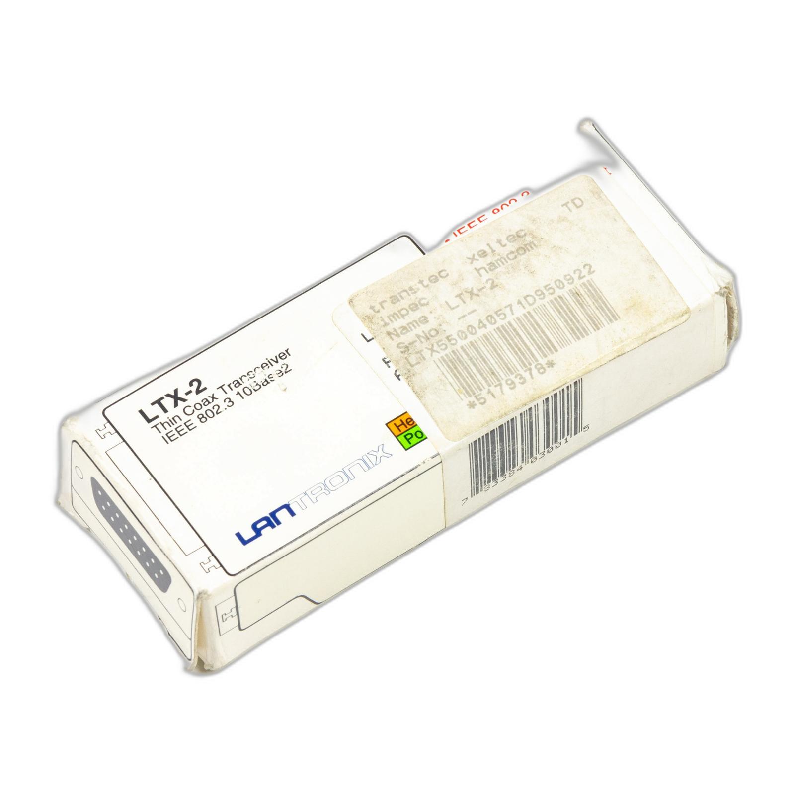LANTRONIX LTX-2 THIN COAX TRANSCEIVER LTX2 | ID2002 | PLC2DAY New in stock at... - Afbeelding 1 van 4