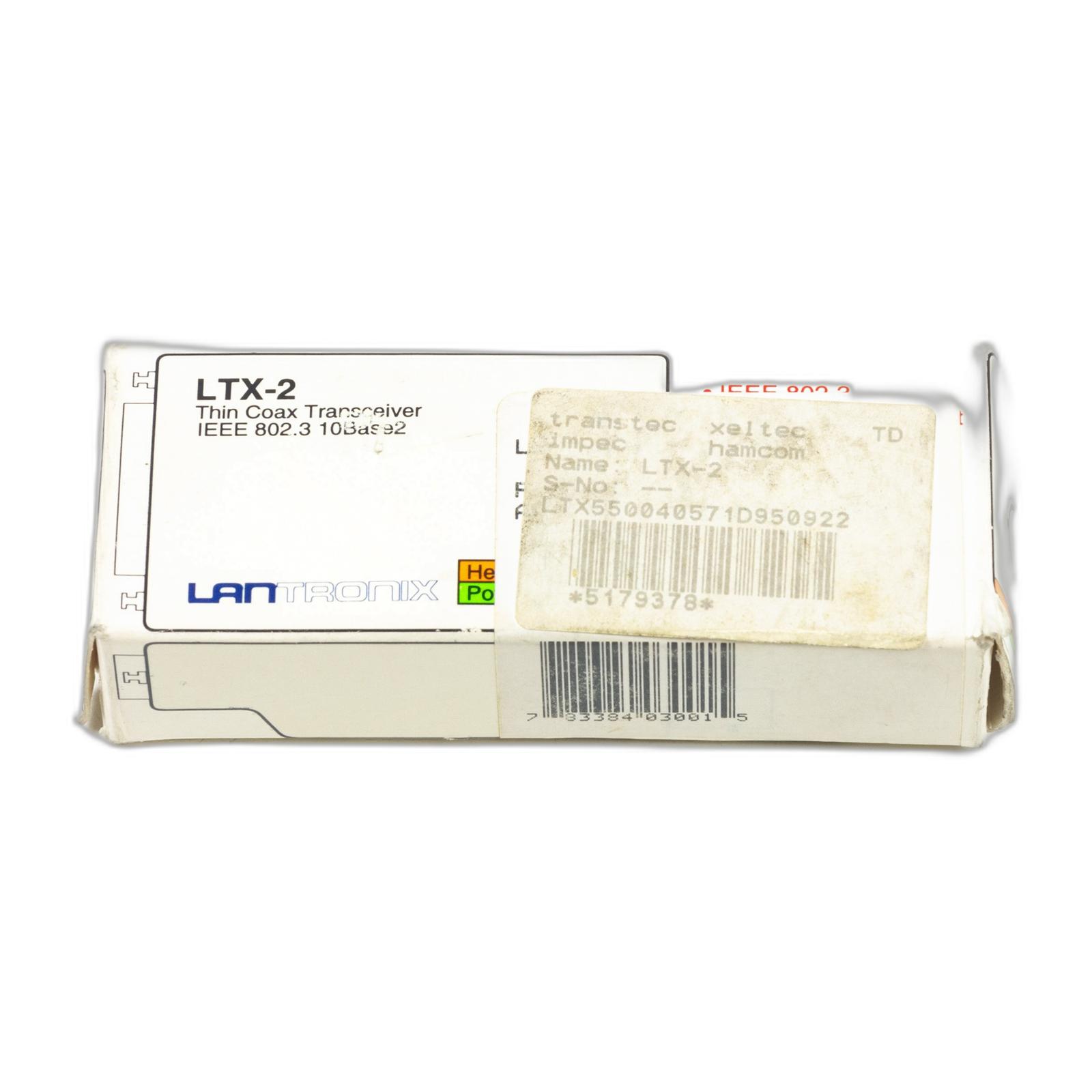 LANTRONIX LTX-2 THIN COAX TRANSCEIVER LTX2 | ID2002 | PLC2DAY New in stock at... - Afbeelding 2 van 4