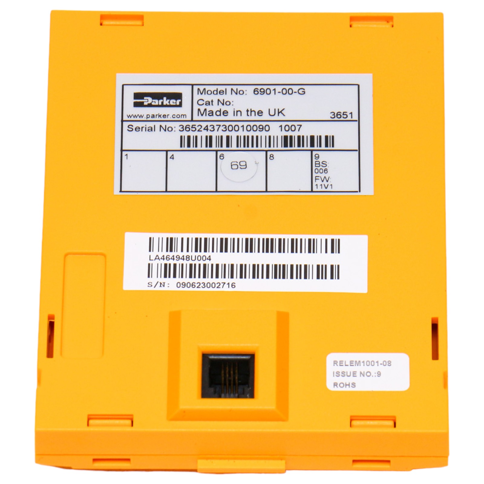 6901-00-G PARKER, Keypad for AC15/AC20/690P/590P 690100G Keypad
