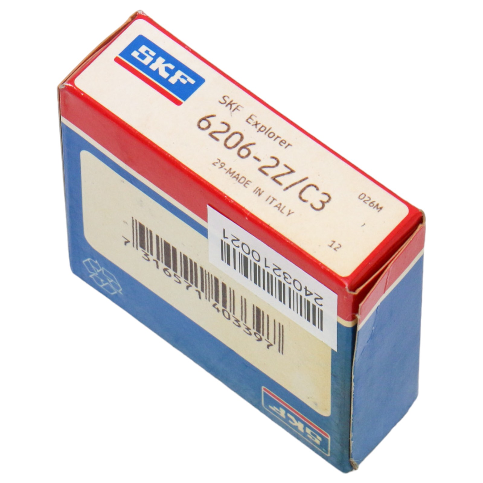 SKF 6206-2Z/C3, Deep Groove Ball Bearings Single Row