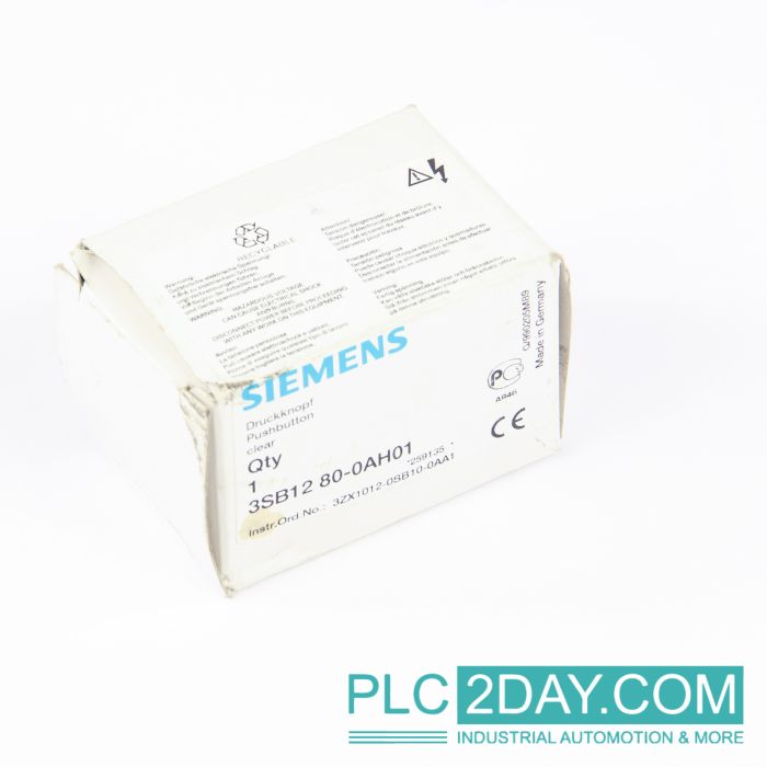 Siemens 3SB12 80-0AH01 Pushbutton main product photo