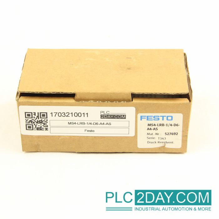 FESTO 527692 MS4-LRB-1/4-D6-A4-AS Filter Regulator main product photo