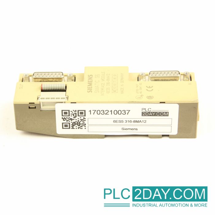 SIEMENS 6ES5 316-8MA12 SIMATIC S5 Connection IM 316 main product photo