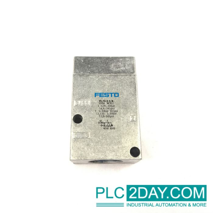 FESTO VL/O-3-1/4 9984 W 302 Solenoid Valve main product photo