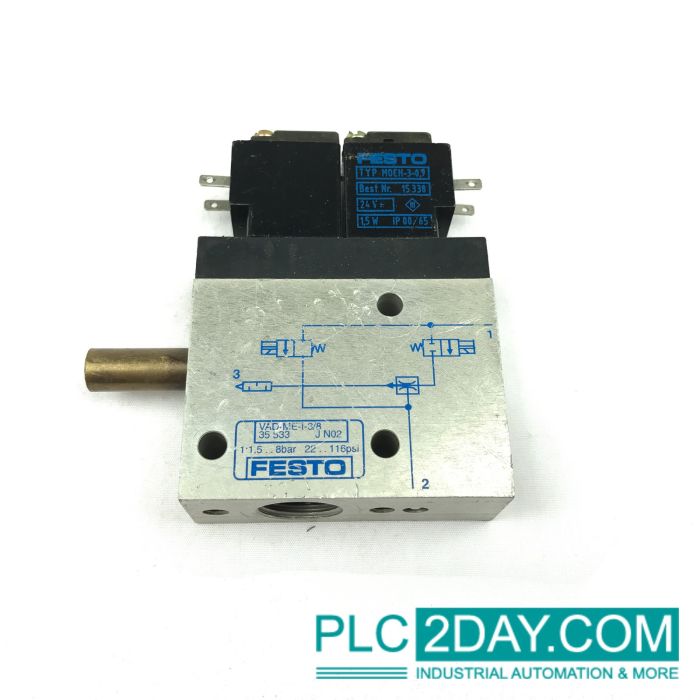 FESTO VAD-ME-I-3/8 (35533) J N02 Solenoid Valve main product photo