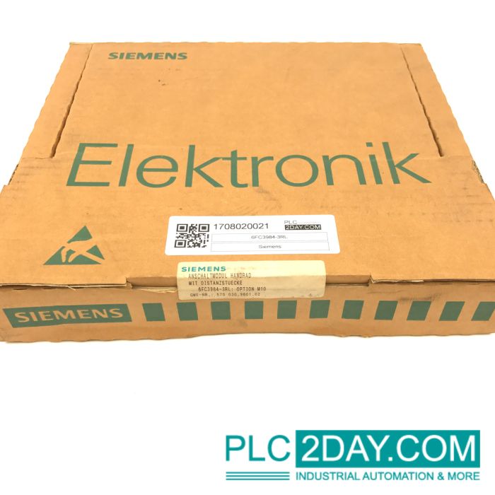 SIEMENS 6FC3984-3RL connection module handwheel with spacers main product photo