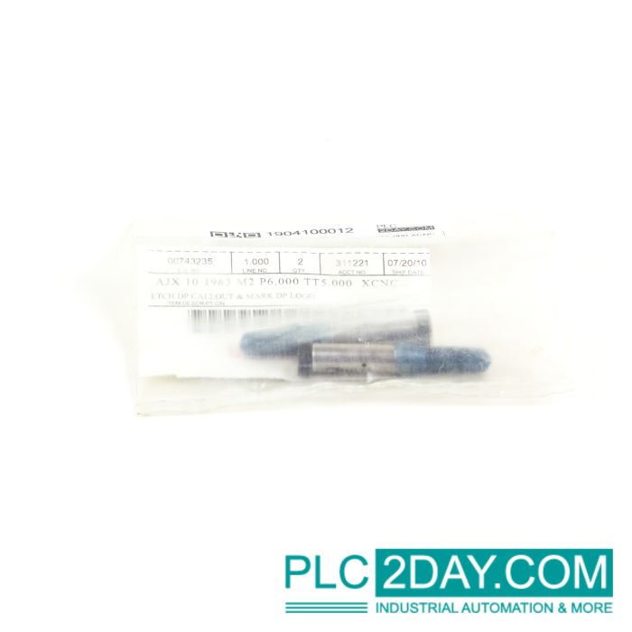 DAYTON | AJX 10 1963 M2 P6.000 TT5.000 XCNC (lot of 2pcs) | NEW | NSFP(S) | PLC2DAY main product photo