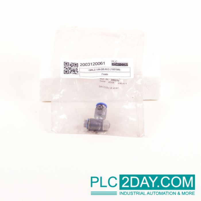 FESTO | GRLZ-1/8-QS-8-D (193159) | NEW | NSFP(S) | PLC2DAY main product photo