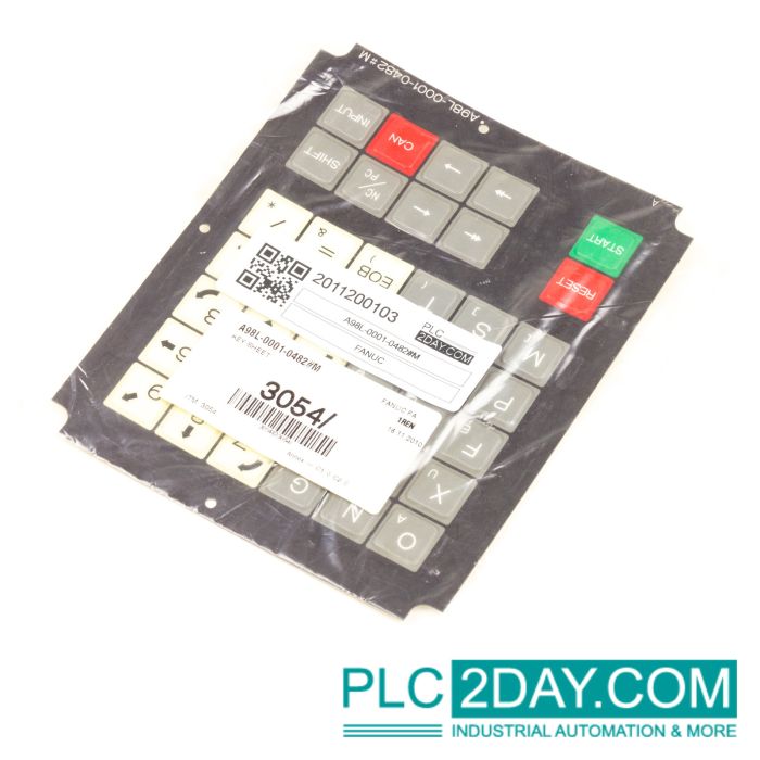 FANUC A98L-0001-0482#M Membrane cover, Fanuc 10-MA / 11-MA Keysheet main product photo