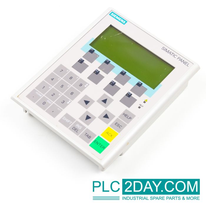SIEMENS 6AV6 641-0CA01-0AX1 Simatic Operator Panel OP 77B LC display backlit main product photo