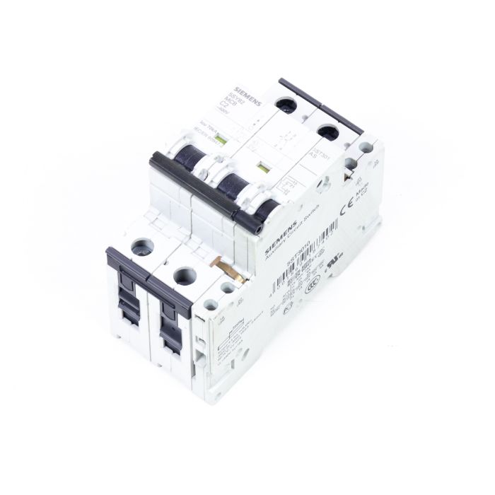 SIEMENS 5SY8202-7 + 5ST3010, Miniature circuit breaker 400 V D=70 mm 25 kA main product photo