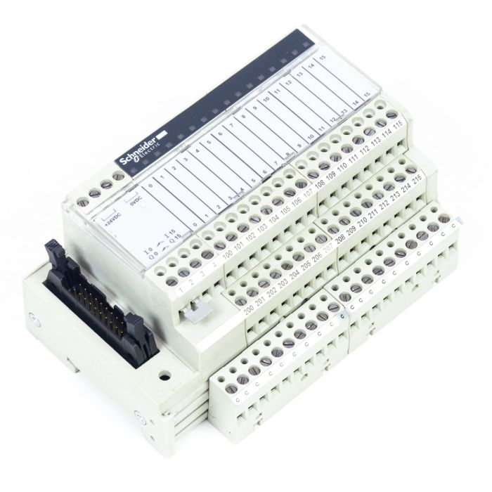 SCHNEIDER ELECTRIC ABE7-H16R21, passive connection sub-base ABE7, 16 inp/outp main product photo