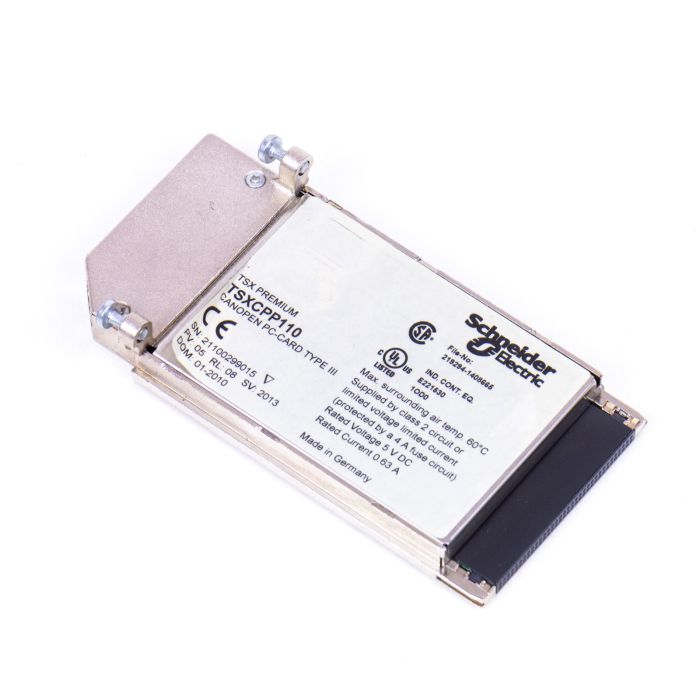 SCHNEIDER ELECTRIC TSXCPP110 , CANopen bus master PCMCIA card main product photo