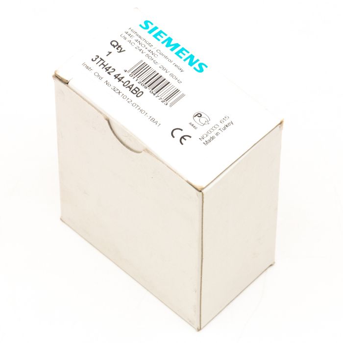 SIEMENS 3TH42 44-0AB0, Contactor relay, 44E, DIN EN 50011, 4NO + 4NC main product photo