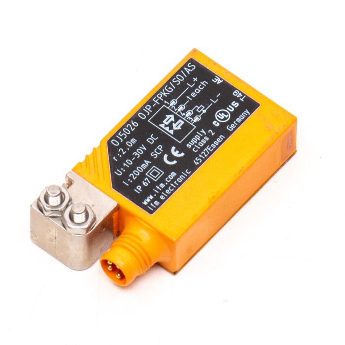 IFM ELECTRONIC OJ5026 OJP-FPKG/SO/AS, photocell: R: 2.0m, U: 10-30V DC main product photo