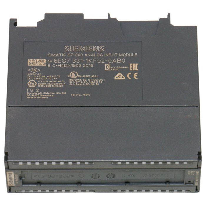 Módulo De Entrada Analógica Siemens 6ES7331-1KF02-0AB0 - Nuevo Para Automatización Industrial