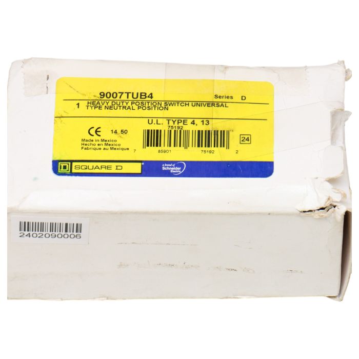 SCHNEIDER ELECTRIC 9007TUB4 main product photo