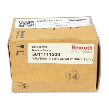 REXROTH 5811111200 Valve ACValve 24V,