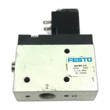FESTO VAD-ME-1/4 35555 P402 Solenoid Valve,