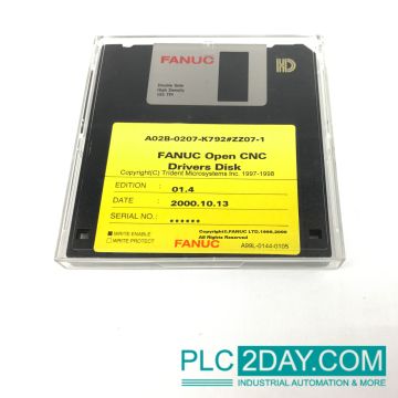 FANUC A02B-0207-K792#ZZ07-1 Open CNC Drivers Disk Edition 01.4 ,
