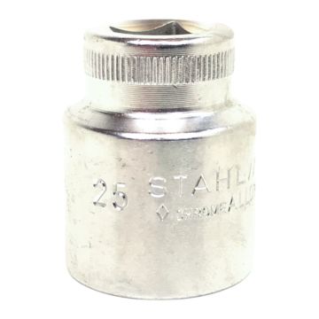 50/25 03010025 12-kant dop Stahlwille 03010025 Stahlwille 12-kant dop 1/2'', 25mm voor Precieze Montage,