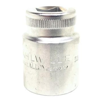 50-23 03010023 12-kant dop Stahlwille 03010023 Stahlwille Dop 12-kant 1/2'' 23mm High Performance Staal,