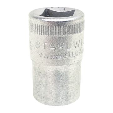 50-15 03010015 12-kant dop Stahlwille 03010015 Stahlwille 12-kant dop 1/2'', 15 mm HPQ-hoogwaardig chroomstaal,
