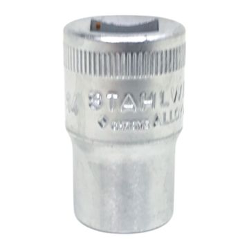 52-14 03030014 6-kant dop Stahlwille 03030014 Stahlwille 6-kant dop 1/2'' 14mm verchroomd HPQ-staal,