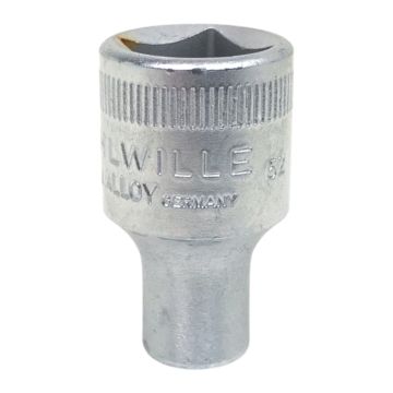 52-8 03030008 6-kant dop Stahlwille 03030008 Stahlwille 6-kant dop 1/2'' 8mm HPQ-high performance staal,