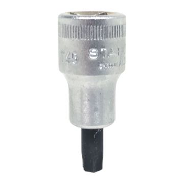 54TX-T45 03100045 Torx dop Stahlwille 03100045 Stahlwille Torx dop voor inwendige TORX-bouten 1/2'' Chrome-Alloy-Steel,