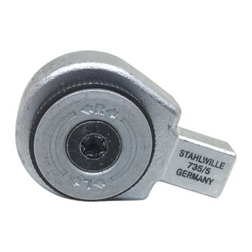 735/5 58250005 Insteekratelkop Stahlwille 58250005 Stahlwille Insteekratelkop 9x12, 3/8'' 60 tands - Voor momentsleutels met inwendig vierkant,