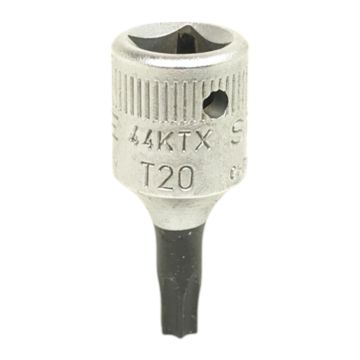 44KTX-T20 01350020 Torx dop Stahlwille 44KTX-T20 01350020 Stahlwille Torx dop voor 1/4'' inwendige bouten,