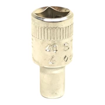 40-4 01010004 6-kant dop Stahlwille 01010004 Stahlwille 6-kant dop 1/4'', 4 mm HPQ-high performance staal,