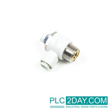 SMC AS4201F-04-10 Speed Controller R1/2 Inlet Port x 10mm Flow Regulator,