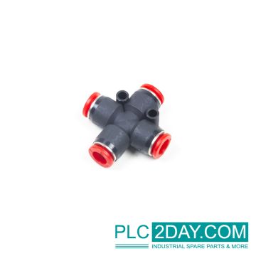 NORGREN C00900800 / 83J Union cross: O/D Tube: 8 mm Shape: Cross ID0308,