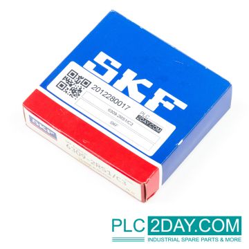 SKF 6309-2RS1/C3 Rubber seal (2 sides) Higher (internal) clearance 45x100x25mm,