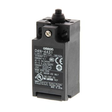 • Article: D4N1131 EINDSCHAK KUNSTST 1WIS RECHT • Manufacturer: OMRON • Condition: New • Price: Attractive!