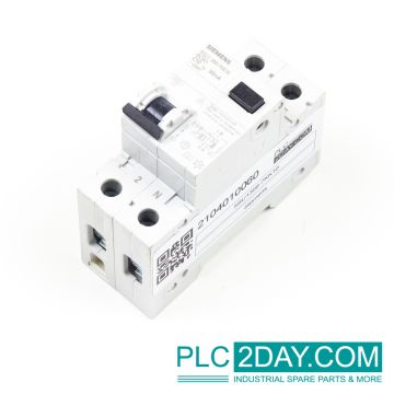 SIEMENS 5SU1356-7KK10 RCBO 6kA 1P+N type A 30mA In: 10A Un AC: 230V,