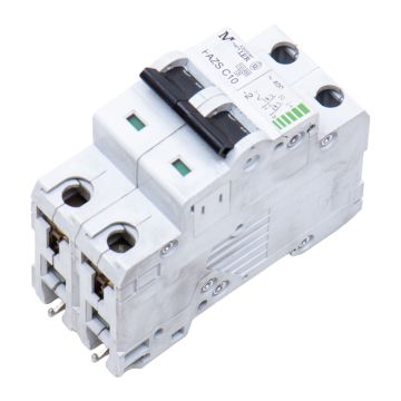 FAZS-C10/2 Moeller Miniature circuit breaker (MCB), 10 A, 2p at PLC2Day.com