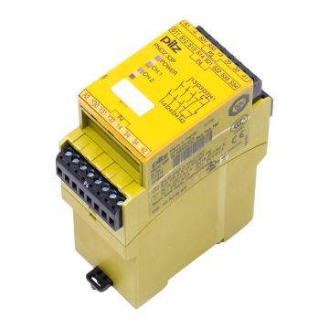 PNOZ-X3P-24-24V0VAC/DC-3n/o-1n/c-1so 777313 Pilz Safety Relay Dual Channel at PLC2Day.com