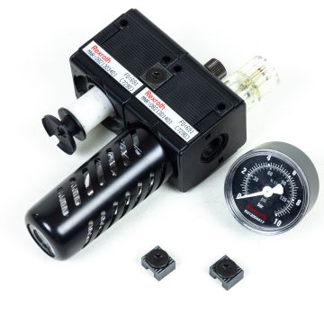 Rexroth R0821303401 (2x) + Filter Valve at PLC2Day.com