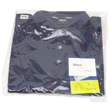 Sibex 30.013/N Poloshirt, Longsleeve, Blue, Size: L  at PLC2Day.com