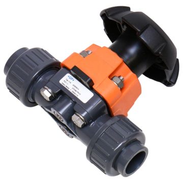 314 d20 DN151/2" Georg Fischer Pneumatic PVC ball valve at PLC2Day.com