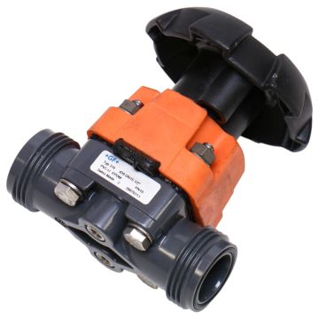 314 d20 DN151/2" Georg Fischer Pneumatic PVC ball valve at PLC2Day.com