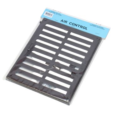 Air Control 250x200 Dupont Dupont Ventilatierooster schuifrooster pvc bruin 250 x 200mm at PLC2Day.com