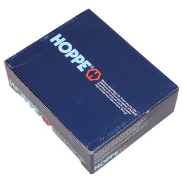 6849640 (504/2221/2220) Hoppe HOPPE veiligheidsvoordeurgarnituur met deurduwer. 504/2221/2220, 6849640 (ES1) geschikt voor deurdikte 37-42mm at PLC2Day.com