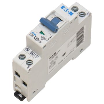 PLN6-C20-1N-MW (263175) Eaton Circuit Breaker at PLC2Day.com