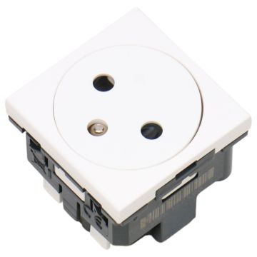 077111L Legrand Mosaic socket 2P+A -flat- 2 at PLC2Day.com
