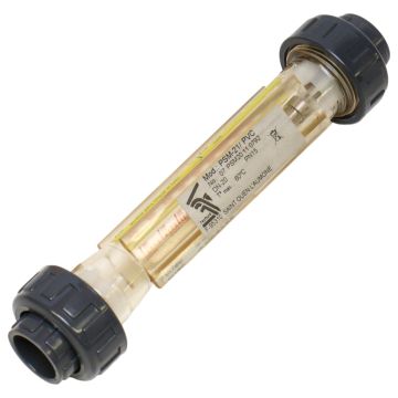 PSM-21 / PVC Tecfluid Plastic Flow Meter, for gases & liquids at PLC2Day.com