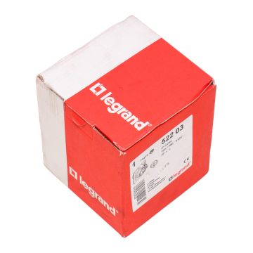 52203 Legrand HYPRA panel mount socket IP55/44 3P+E 415V 16A at PLC2Day.com